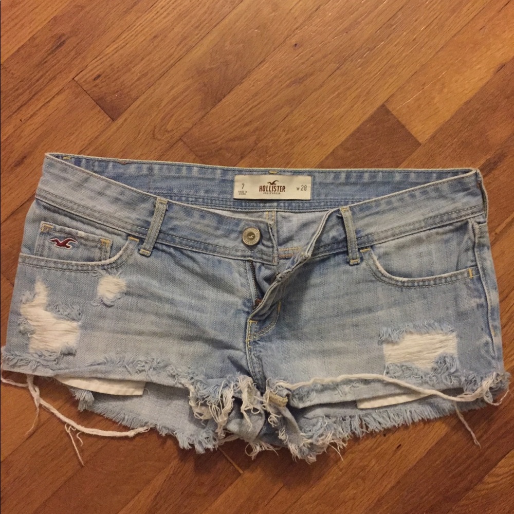 Hollister jean shorts